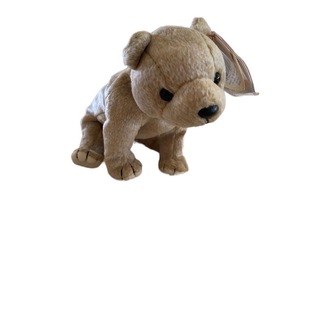 1999 Almond The Bear Ty Beanie Baby Plush Collectible Nostalgia